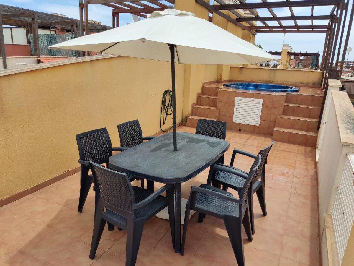 Atico Laguna Beach Con Jacuzzy Privado Vera Bagian luar foto